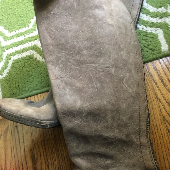 Børn Suede Knee High Boots Size 11/43 - Picture 6 of 7